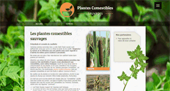 Desktop Screenshot of plantes-comestibles.fr